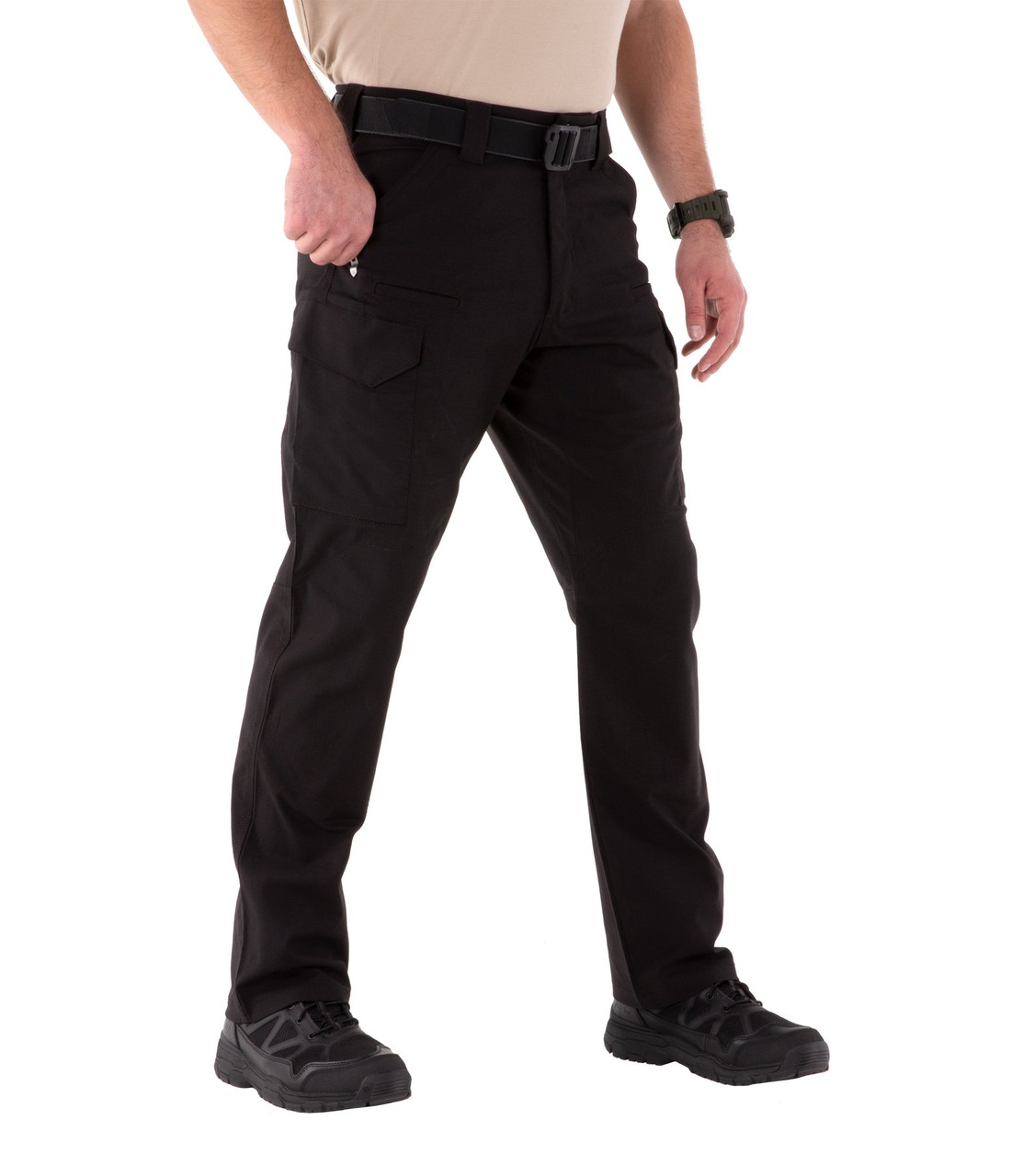 Men's Trendy Solid Tactical Pants Casual Multi Pockets - Temu